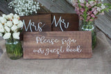 Please sign our guest book wedding sign. Wedding table sign. Wedding prop. Wedding sign. Wood sign. Please sign our guest book wood sign.
