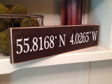 Latitude Longitude sign. GPS sign. Coordinates sign. Custom coordinates sign. GPS coordinates gift. Home coordinates. Coordinates.