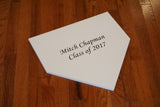 Graduation gift. Graduation party. Personalized baseball. Baseball guest book. Class of 2021. Baseball gift. Graduation guest book.