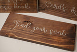 Find your seat table sign. Wedding prop. Wedding sign. Wood sign. Rustic wedding decor.