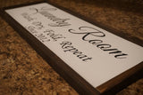 Laundry room farmhouse sign. Laundry room framed sign. Wash, rinse, fold, repeat wood sign. Laundry room wood sign. Laundry room sign.