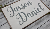 Farmhouse nursery sign. Farmhouse baby sign. Farmhouse name sign. Farmhouse baby nursery sign. Farmhouse decor. Nursery wood sign.