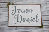 Farmhouse nursery sign. Farmhouse baby sign. Farmhouse name sign. Farmhouse baby nursery sign. Farmhouse decor. Nursery wood sign.