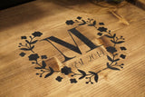 Stove top tray.Stove top cover. Rustic kitchen. Custom stove tray. Wood stove cover.  Custom stove cover. Custom stove tray. Kitchen decor.