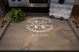 Stove top cover. Weathered gray stove top tray.  Custom stove tray. Wood stove cover.  Custom stove cover. Custom stove tray. Stove tray.