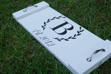 Custom serving platter. Initial personalized tray. Serving tray. Wood tray. Wood serving tray. Wedding serving tray. Custom tray.