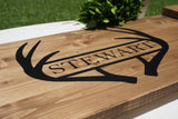 Custom rustic serving platter. Outdoors man tray. Family name personalized tray. Serving tray. Wood tray. Wood serving tray. Hunting tray.