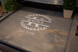 Stove top cover. Weathered gray stove top tray.  Custom stove tray. Wood stove cover.  Custom stove cover. Custom stove tray. Stove tray.