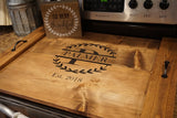 Stove top cover. Stove top tray.  Custom stove tray. Wood stove cover.  Custom stove cover. Custom stove tray. Stove tray. Stove cover