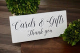 Cards & Gifts wedding sign. Cards and Gifts table sign. Cards and Gifts wedding prop. Wedding sign. Gifts sign. Cards wedding sign.
