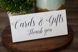 Cards & Gifts wedding sign. Cards and Gifts table sign. Cards and Gifts wedding prop. Wedding sign. Gifts sign. Cards wedding sign.