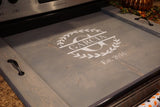 Stove top cover. Wood stove top tray.  Stove organizer. Wood stove cover.  Custom stove cover. Custom stove tray. Stove tray. Stove top.