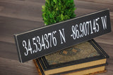 Latitude Longitude sign. GPS sign. Coordinates sign. Custom coordinates sign. GPS coordinates gift. Home coordinates. Coordinates.