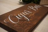 Cigar Bar. Rustic cigar wedding sign. Cigar wedding sign. Rustic wedding decor. Wedding decor. Cigar bar sign. Wedding prop.