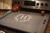 Stove top cover. Stove top tray. Custom stove top tray.  Personalized stove tray. Wood stove cover.  Custom stove cover. Custom stove tray.