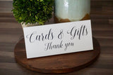 Cards & Gifts wedding sign. Cards and Gifts table sign. Cards and Gifts wedding prop. Wedding sign. Gifts sign. Cards wedding sign.