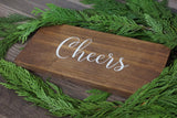 Cheers sign. Cheers wedding sign. Rustic cheers sign. Cheers. Rustic wedding sign. Wedding sign. Wedding prop
