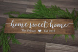 Home sweet home. Home sweet home decor. Established sign. Established decor. Wedding gift. Home sweet home sign. Established gift.