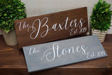 Custom sign. Personalized sign. Family name sign. Family name plaque. Wedding gift. House warming gift. Home sweet home.