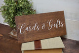 Cards & Gifts. Rustic wedding sign. Wedding table sign. Wedding decor. Wedding signs. Gift table sign. Card sign. Wedding sign.