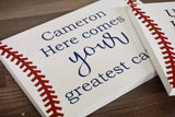 Here comes the bride wedding sign. Here comes your greatest catch sign. Wedding prop. Wedding sign. Wood sign. Wedding decor.