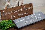 Home sweet home. Home decor. Home sweet home decor. Established sign. Established decor. Wedding gift. Home sweet home sign. Couples gift.