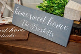 Home sweet home. Home decor. Home sweet home decor. Established sign. Established decor. Wedding gift. Home sweet home sign. Couples gift.