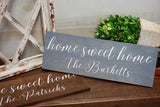 Home sweet home. Home decor. Home sweet home decor. Established sign. Established decor. Wedding gift. Home sweet home sign. Couples gift.