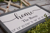 Personalized Latitude Longitude sign. Home decor. GPS sign. Farmhouse Coordinates sign. Custom coordinates sign. Farmhouse GPS sign.