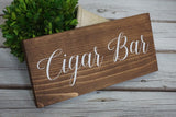 Cigar Bar. Rustic cigar wedding sign. Cigar wedding sign. Rustic wedding decor. Wedding decor. Cigar bar sign. Wedding prop.