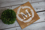 Personalized family name plaque. Family established  sign. Couple wedding gift. Anniversary gift. Bridal shower gift. Custom wood plaque.