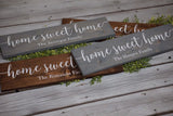Home sweet home. Home sweet home decor. Established sign. Established decor. Wedding gift. Home sweet home sign. Established gift.