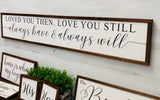 Farmhouse sign. Home sweet home. I love you. Farmhouse decor.  Framed sign. Fixer upper decor. Bedroom decor. Bedroom sign. Wedding gift.