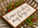 Home is where my boys are. Home farmhouse sign. Farmhouse decor.  Framed sign. Farmhouse home sign. Fixer upper decor. Home sweet home.