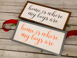 Home is where my boys are. Farmhouse decor.  Framed sign. Farmhouse home sign. Fixer upper decor.