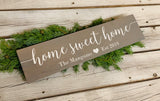 Home sweet home. Home sweet home decor. Established sign. Established decor. Wedding gift. Home sweet home sign. Established gift.