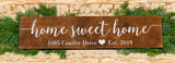 Home sweet home. Home sweet home decor. Established sign. Established decor. Wedding gift. Home sweet home sign. Established gift.