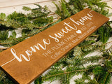 Home sweet home. Home sweet home decor. Established sign. Established decor. Wedding gift. Home sweet home sign. Established gift.