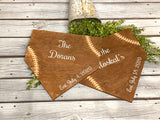 Personalized home plate. Baseball plate. Custom home plate. Baseball home decor. Established home plate. Baseball wedding.