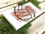 Volleyball sign. Volleyball gift. I can do all things through Christ. Volleyball theme. Sports sign. Baptism gift. Volleyball decor. Baptism