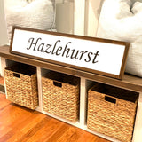 Home sweet home. Home town sign. Personalized sign. Farmhouse decor.  Framed sign. Farmhouse home sign. Fixer upper decor.