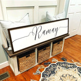 Family name sign. Farmhouse family sign. Personalized farmhouse decor. Personalized sign. Farmhouse decor. Fixer upper decor. Wedding gift.
