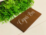 Cigar Bar. Rustic cigar wedding sign. Cigar wedding sign. Rustic wedding decor. Wedding decor. Cigar bar sign. Wedding prop.