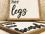 Laser cut sign. I like his beard. I like her legs. Master bedroom decor. Bedroom sign. Wedding gift. Farmhouse decor. Framed sign.