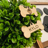 Engraved dog tag. Personalized wood dog tag. Wooden dog tag. Wood pet tag. Wood let ID. Wood cat tag. Wood pet tag.