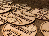 Nursery decor laser cut baseball  sign. Baseball sign. Personalized sign. Custom name sign. Laser cut baseball. Round sign. Baby gift.