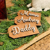 Christmas stocking name tag. Christmas stocking. Christmas decor. Farmhouse stocking tag. Personalized stocking. Name tags. Stocking tag.