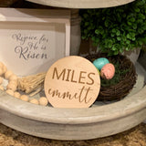 Personalized baby name. Baby announcement. Pregnancy announcement. Baby name. Personalized gift. Engraved wood.