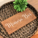 Mimosa bar rustic wedding sign. Mimosa bar table sign. Wedding prop. Wedding sign. Wood sign. Mimosa wood sign. Wedding decor.