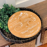 Dear Santa. Christmas tray. Christmas decor. Santa milk and cookies tray. Christmas serving tray. Christmas sign. Home decor. Holiday decor.